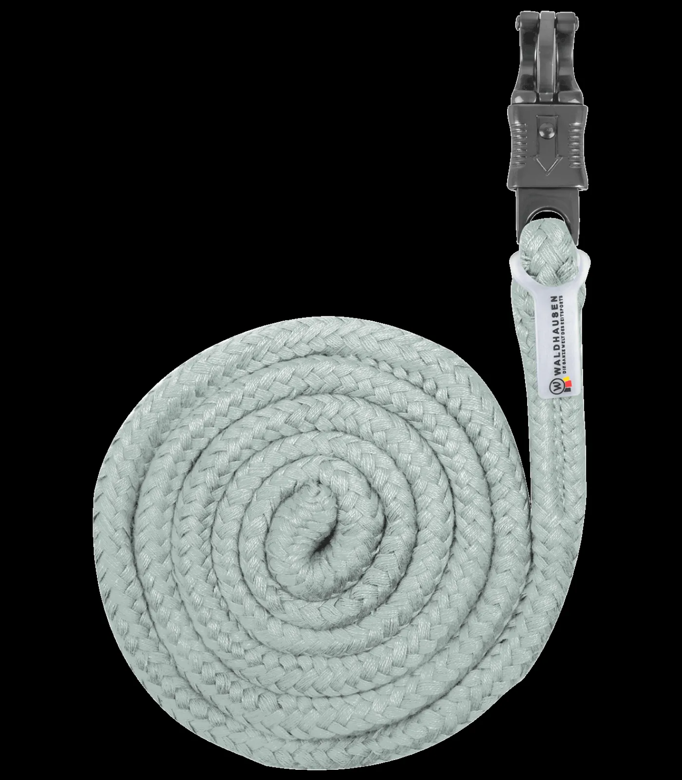 Waldhausen Anbindestrick Plus, Panikhaken, dunkle Beschläge