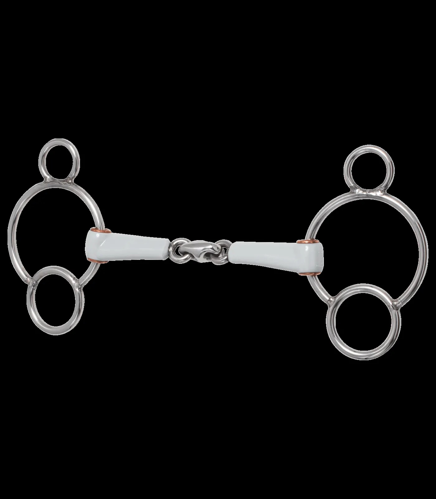 beris 3-Ring Gebiss, doppelt gebrochen medium Clearance
