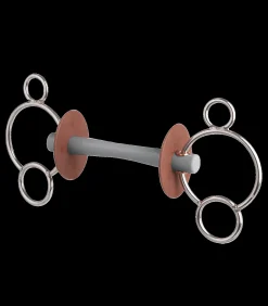 beris 3-Ring Gebiss mit Comfortstange New