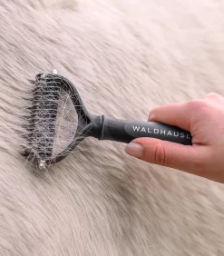 Waldhausen Entfilzungskamm schwarz/grau Discount