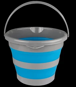 Waldhausen Faltbarer Eimer, 10 Liter azurblau Discount