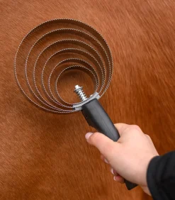 Waldhausen Federstriegel 6-fach schwarz Best