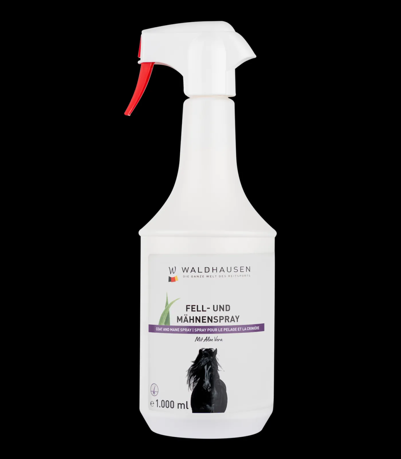 Waldhausen Fell- und Mähnenspray mit Aloe Vera, 1000 ml