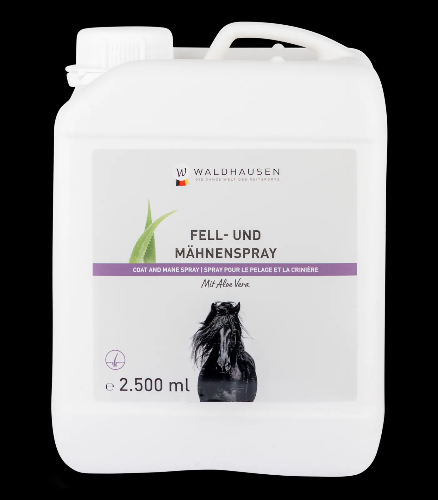 Waldhausen Fell- und Mähnenspray mit Aloe Vera, 2500 ml Discount
