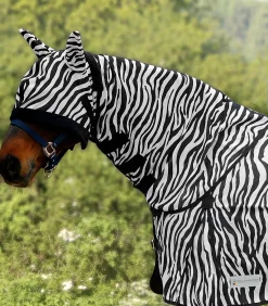 Waldhausen Fliegenhalsdecke Zebra schwarz/weiß Outlet