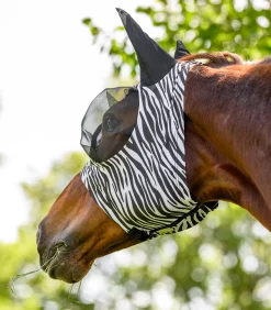 Waldhausen Fliegenmaske Puck Zebra schwarz/weiß Outlet
