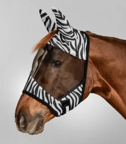 Waldhausen Fliegenmaske Zebra schwarz/weiß New
