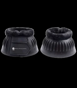 Waldhausen Hufglocke Gummi Pro mit Synthetik-Fell, Paar schwarz Sale