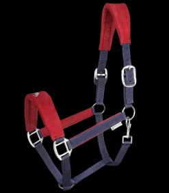 Waldhausen Island Halfter Hellnar navy/rot Hot