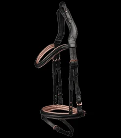 Waldhausen Island Trensenzaum Rose schwarz/roségold Online