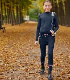 ELT Jeansreitleggings Lucky Lia, Kids nachtblau/Lucky Heart Best