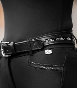 ELT Ledergürtel Jewel schwarz Outlet