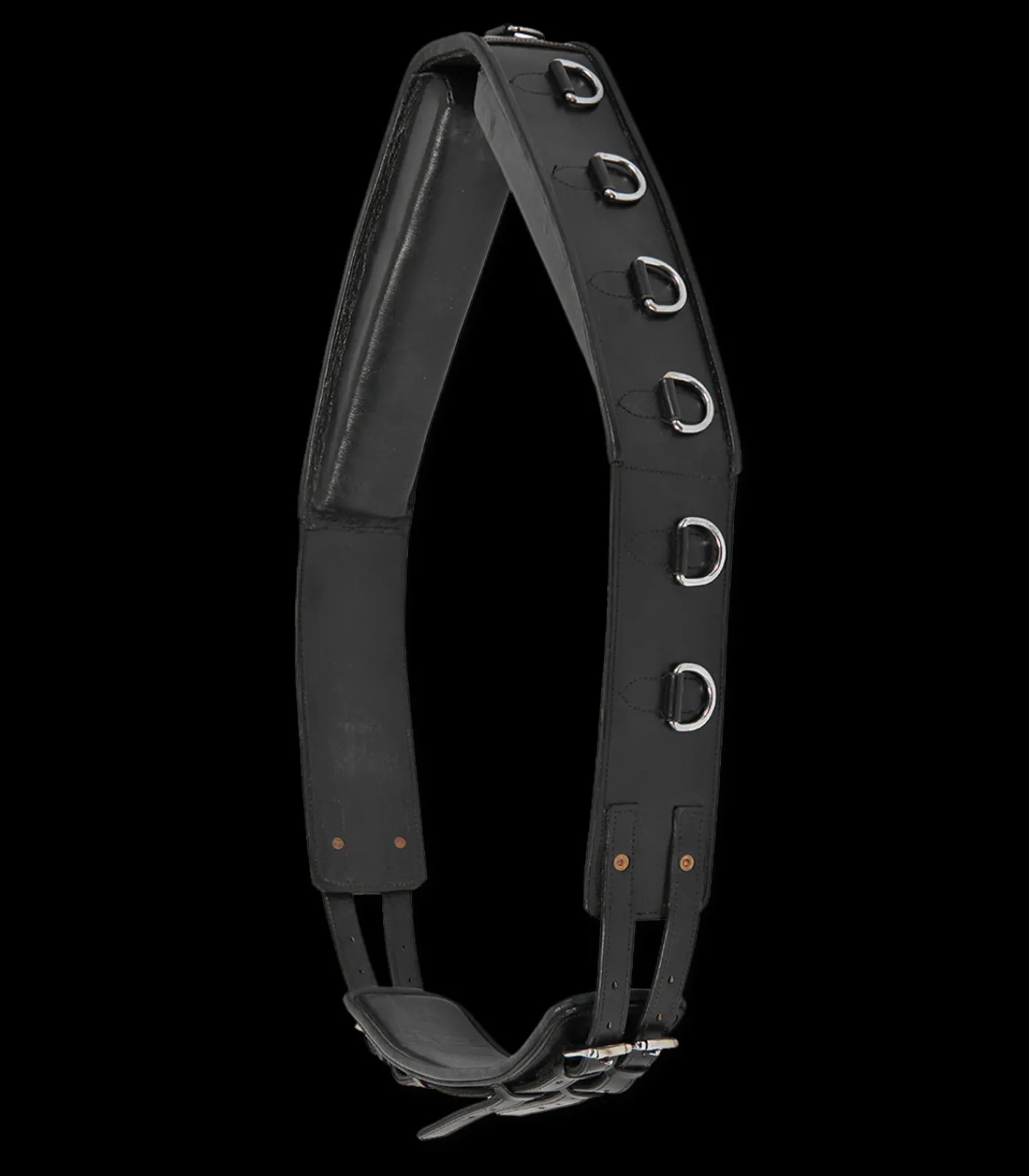 Waldhausen Longiergurt, Leder schwarz Hot