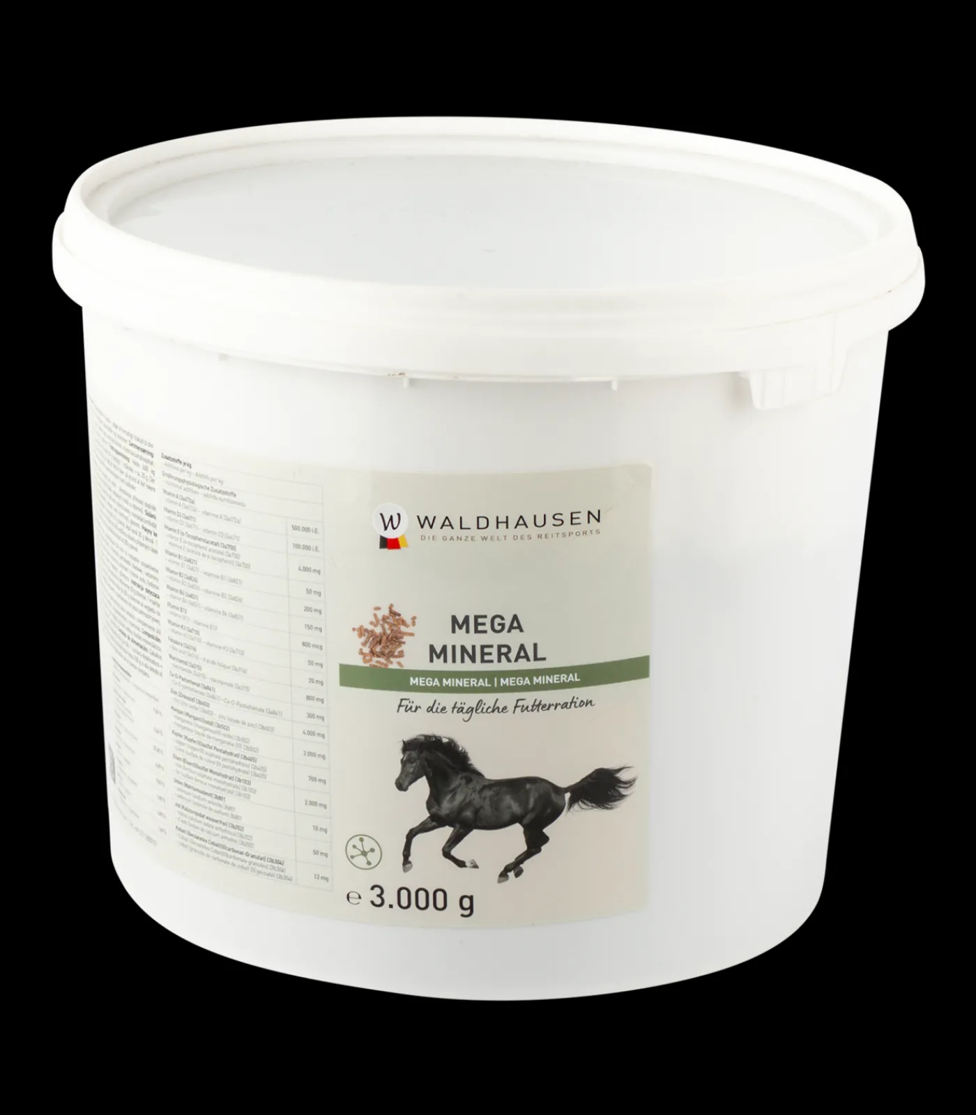 Waldhausen Mega Mineral - Für die tägliche Futterration, 3kg Hot