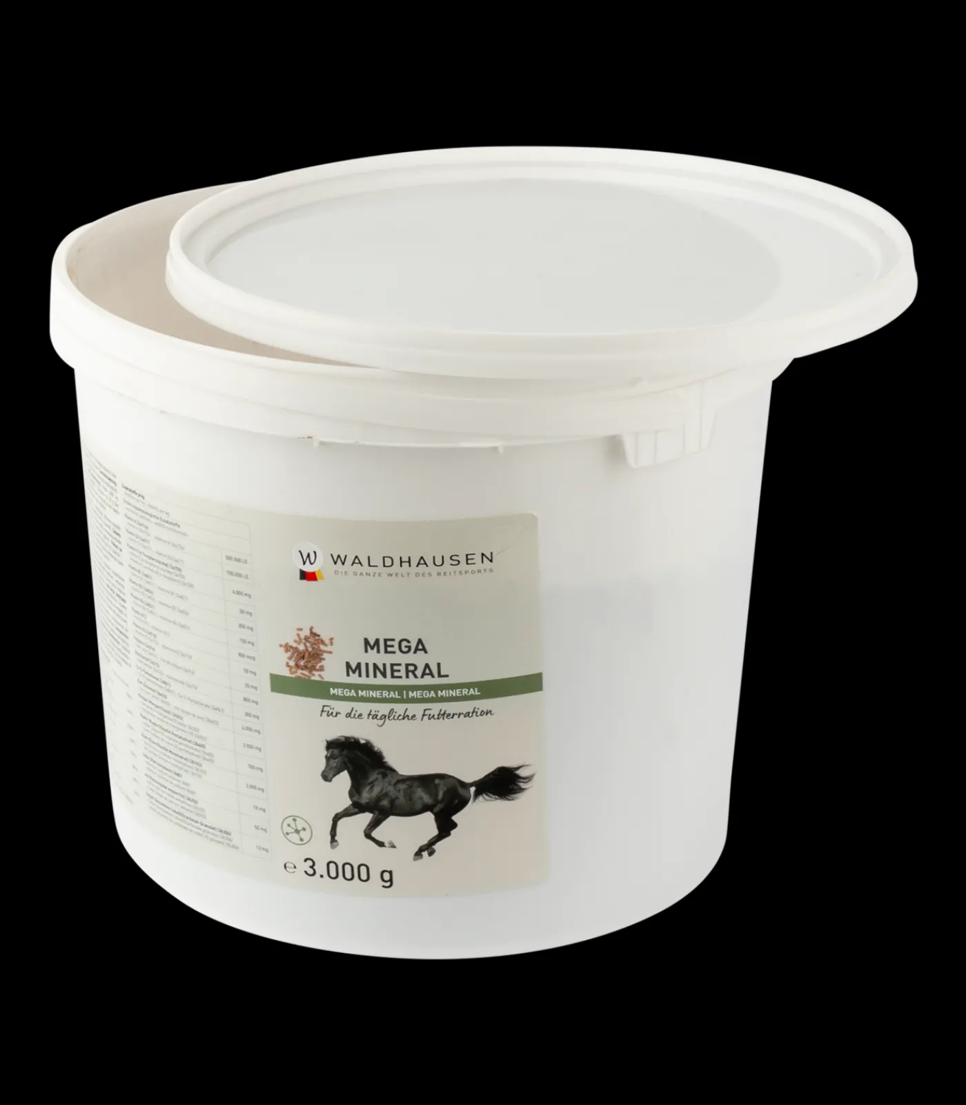 Waldhausen Mega Mineral - Für die tägliche Futterration, 3kg Hot