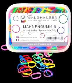 Waldhausen Mähnengummis in Spenderbox, extra breit, multicolor New