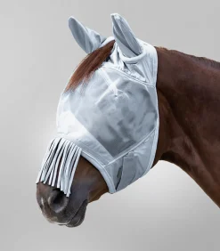 Waldhausen PREMIUM Fliegenmaske mit Ohrenschutz und Nasenfransen Discount
