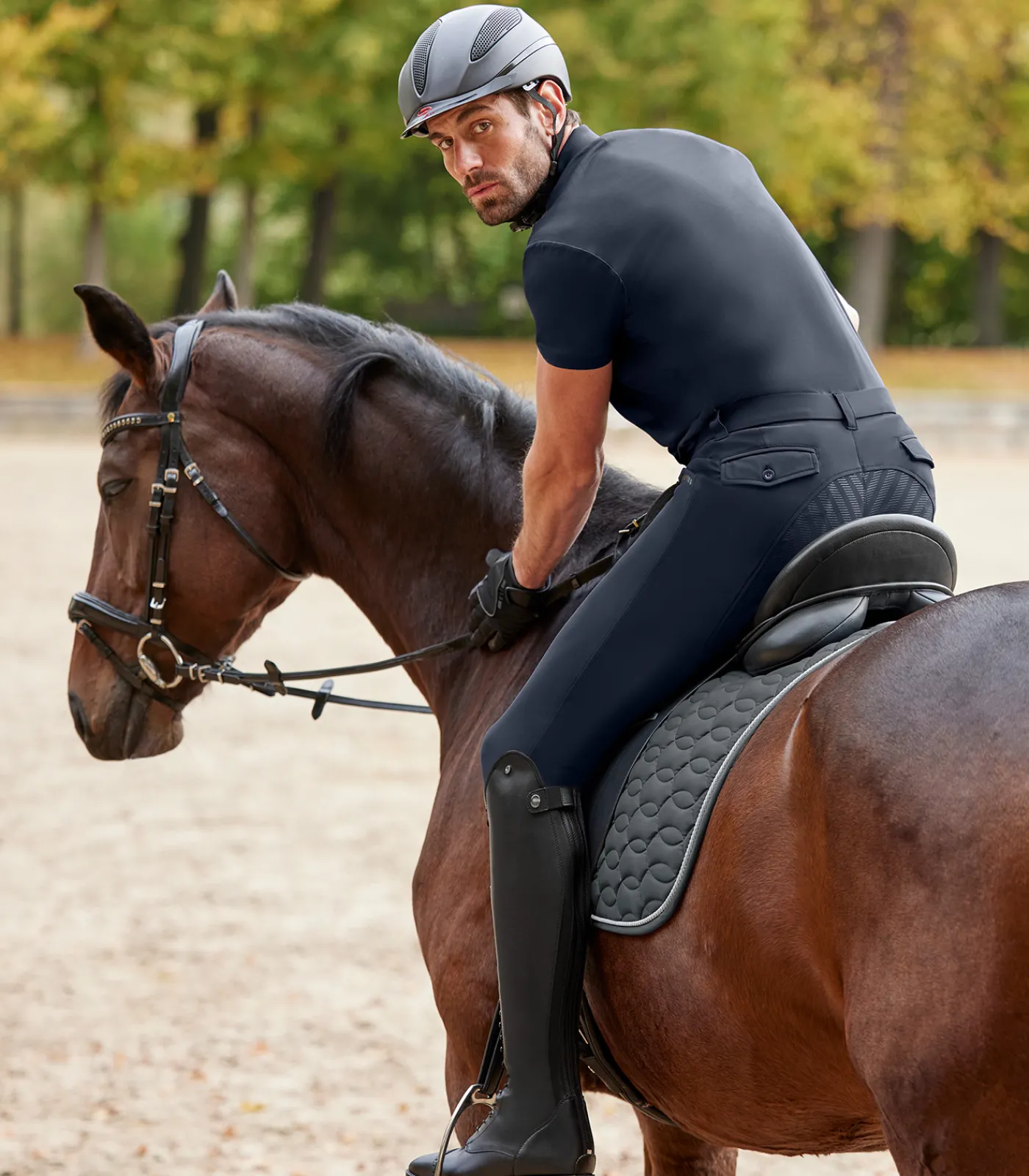 ELT Reithose Marc Silikon, Herren Discount