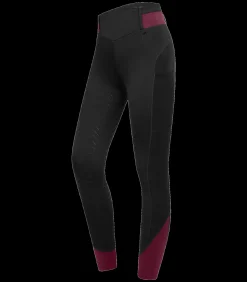 ELT Reitleggings Noemi schwarz/samtrot