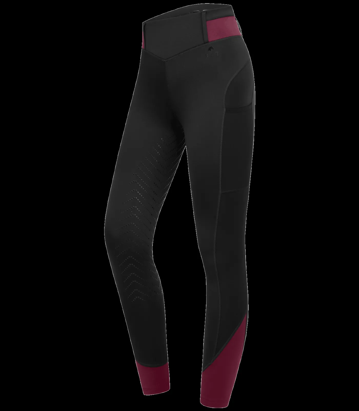 ELT Reitleggings Noemi schwarz/samtrot