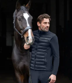 ELT Softshell-Mix Weste Maine, Herren tiefblau New
