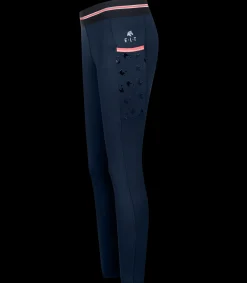 ELT Thermo Reitleggings Lucky Leni, Kids nachtblau/Lucky Hot