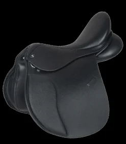 Waldhausen Vielseitigkeitssattel Comfort, Leder schwarz Discount