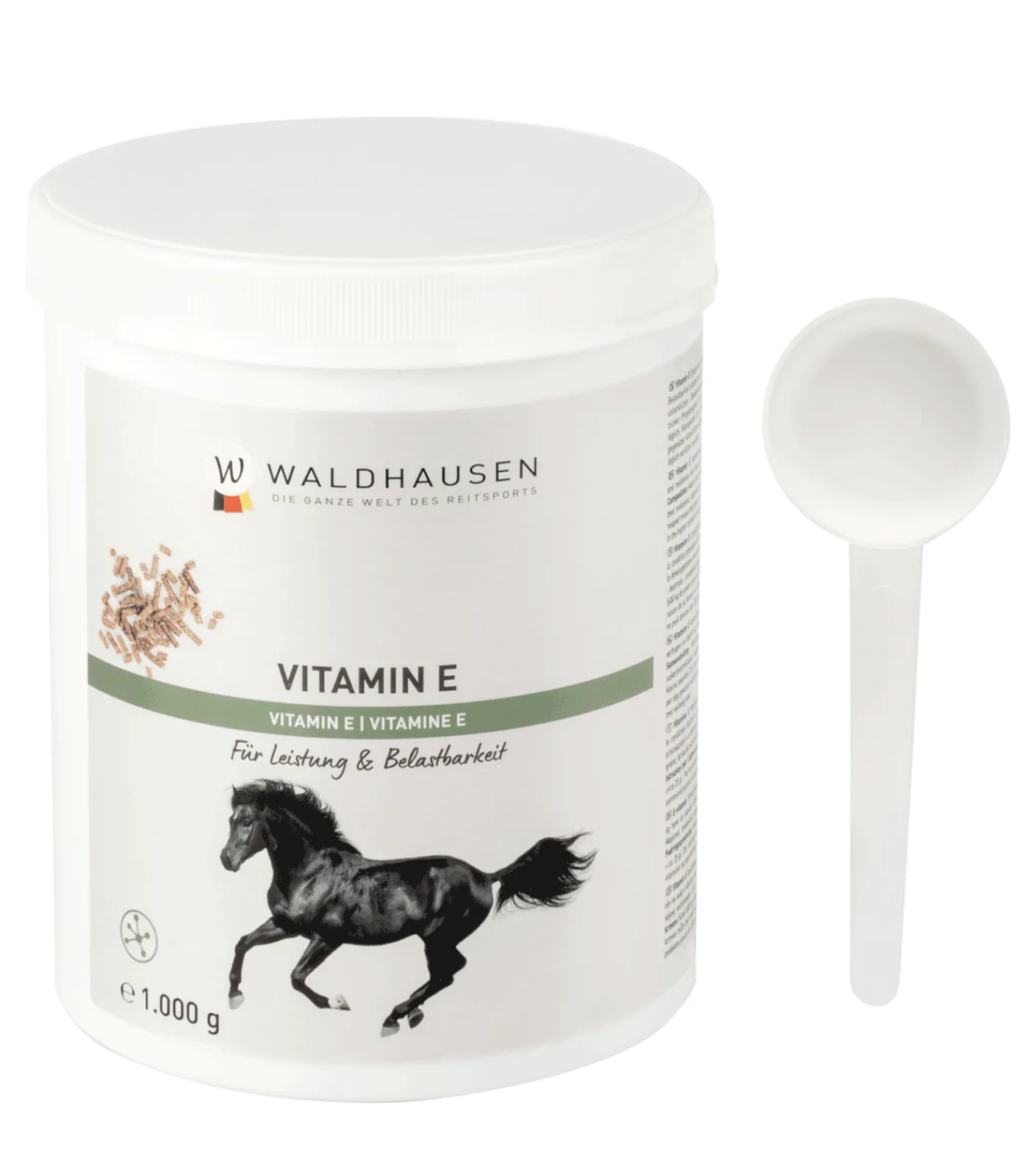 Waldhausen Vitamin E - Für Leistung & Belastbarkeit, 1kg Hot