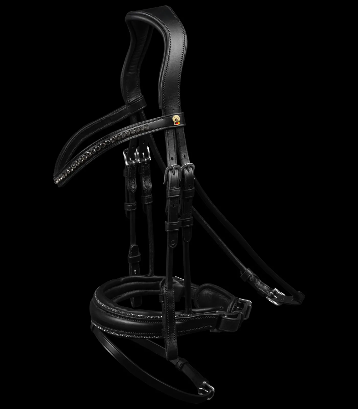 Waldhausen S-Line Trensenzaum Glamour schwarz Hot