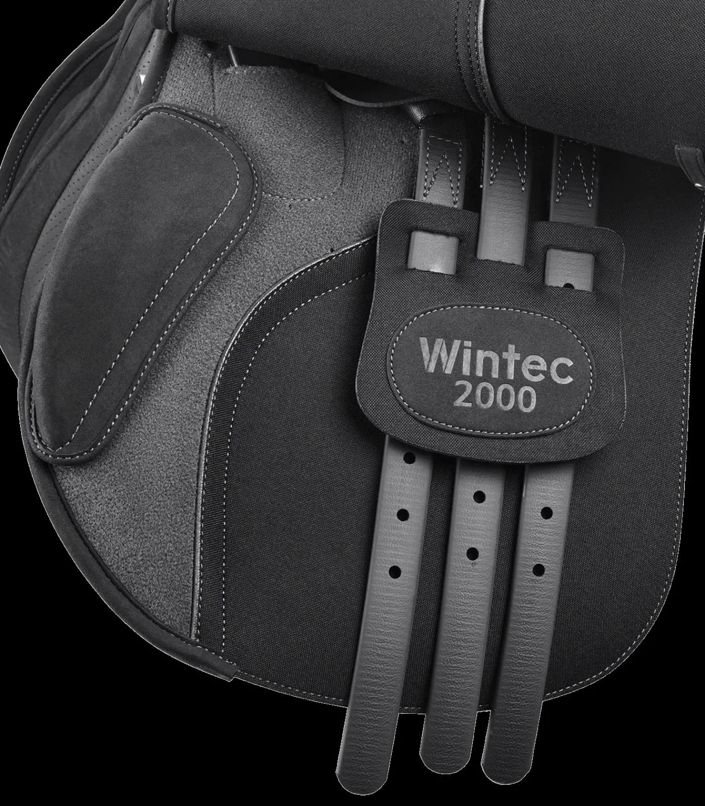 WINTEC 2000 Vielseitigkeitssattel Hoher Widerrist schwarz Hot