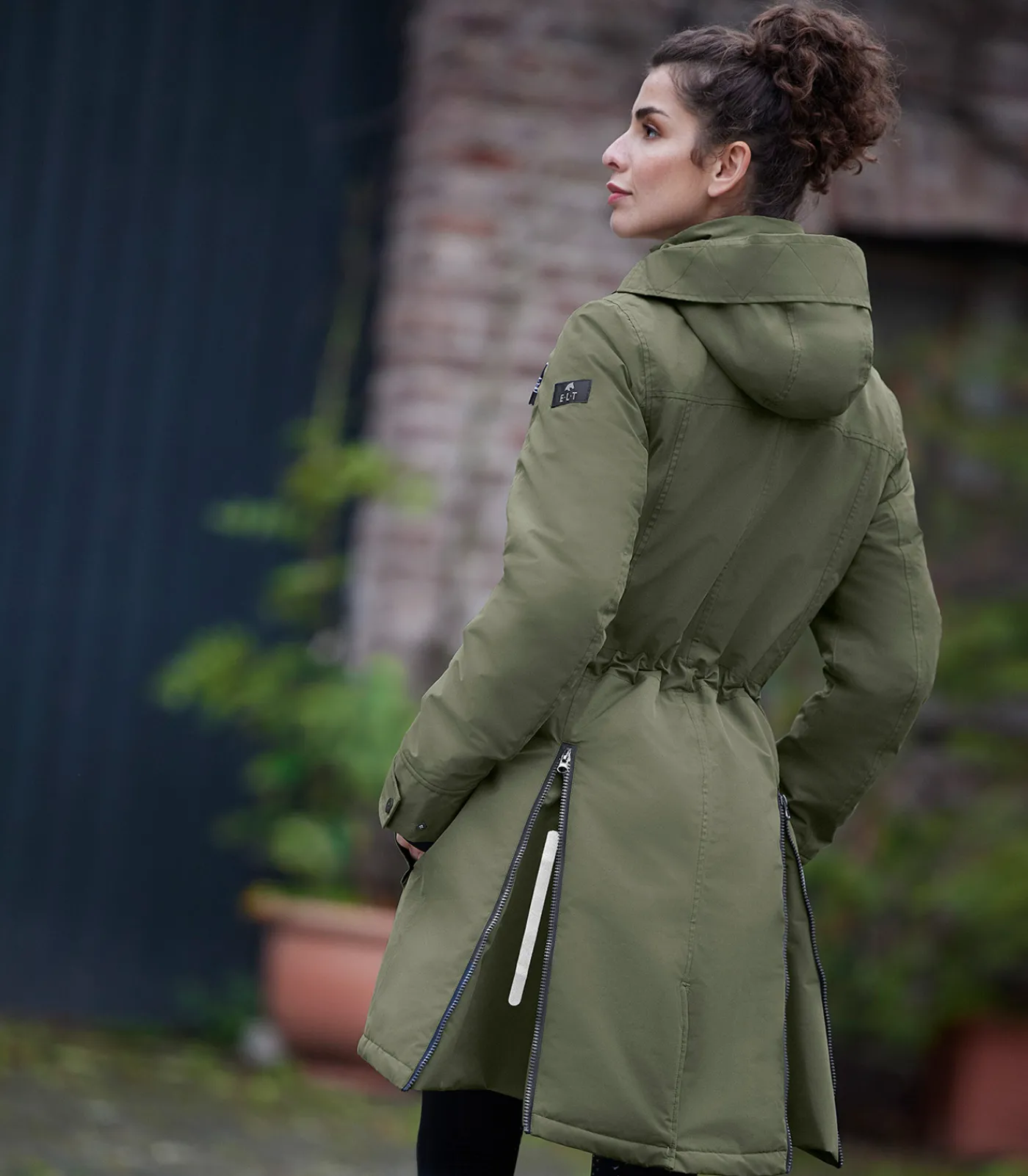 ELT Winter Reitparka Kopenhagen olive