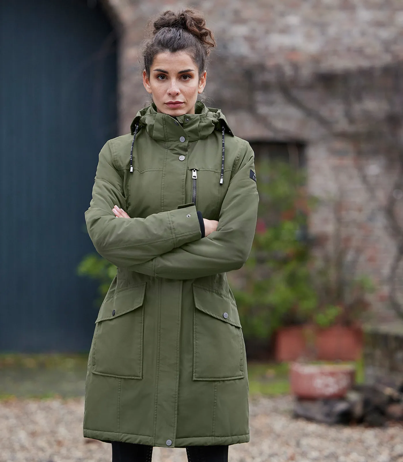 ELT Winter Reitparka Kopenhagen olive